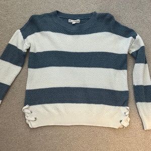 Small sweater blue and white stripes